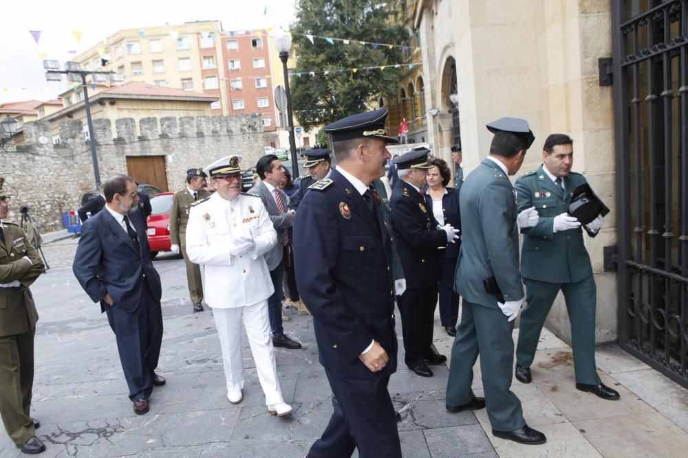 Celebración de la fiesta Policía Nacional en Gijón