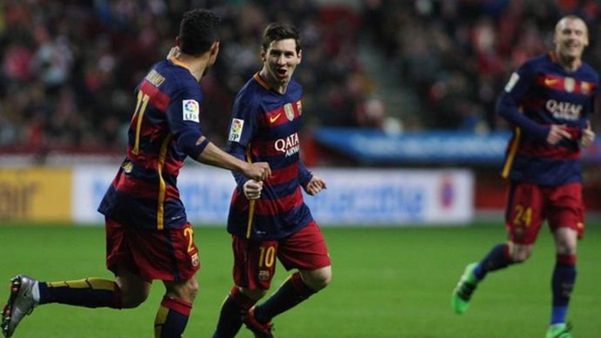 Messi se lució con dos goles