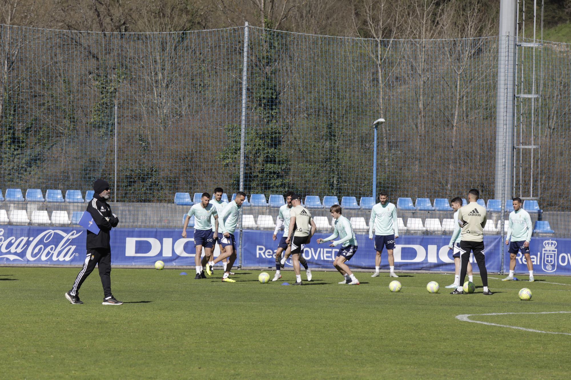 EN IMÁGENES: el entrenamiento del Oviedo