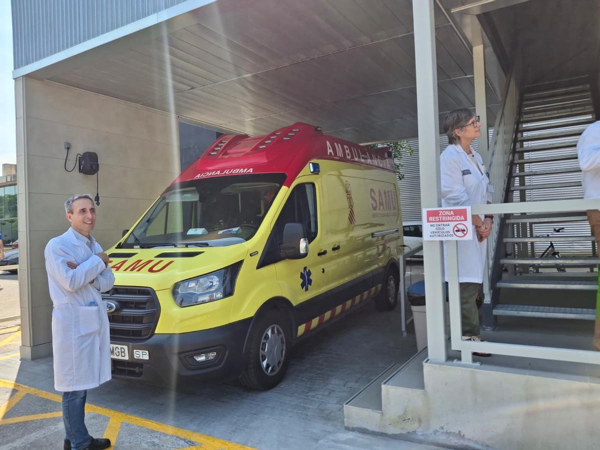 Así es la nueva base del SAMU en el hospital de Dénia