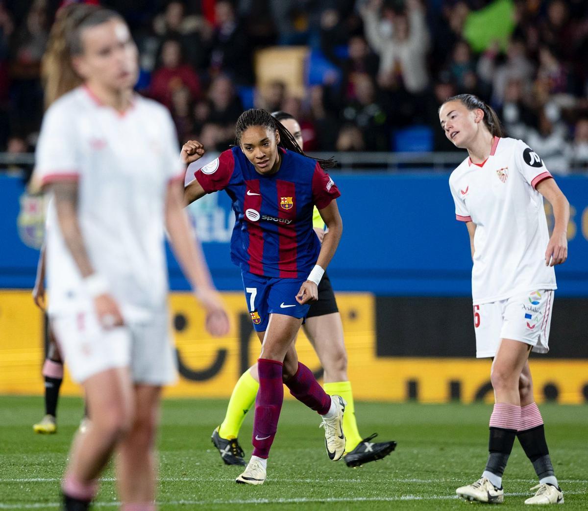 Copa de la Reina. Cuartos. FC Barcelona - Sevilla, en imágenes