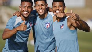 El Atlético de Madrid termina su primera semana de preparación en Los Ángeles de San Rafael