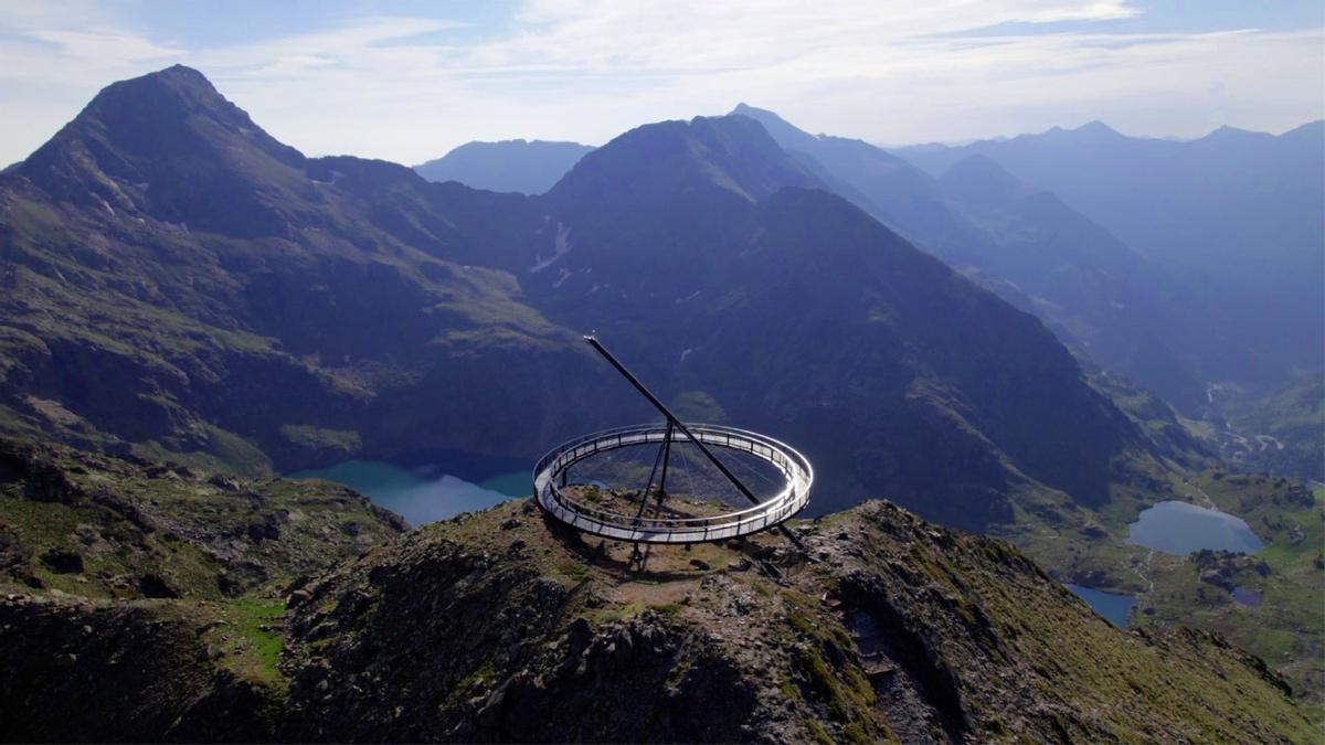 Este espectacular mirador es también un reloj solar