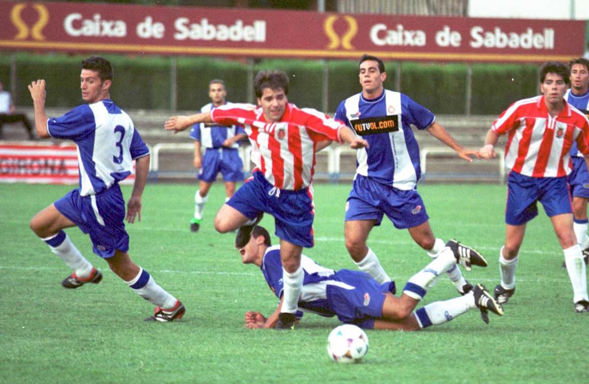 The Maresmenc, during a Tournament of the Estany against Espanyol B in the first stage in Girona