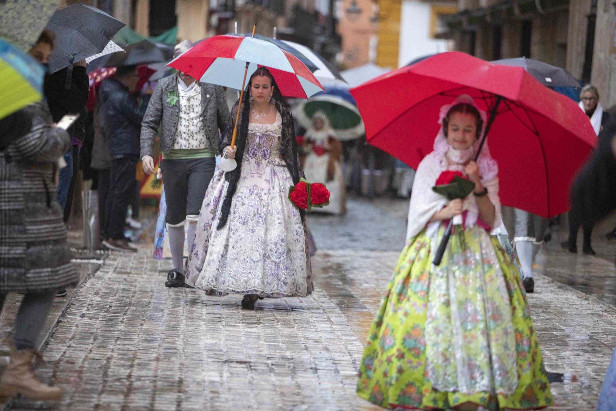 Una Ofrenda pasada por agua en Xàtiva