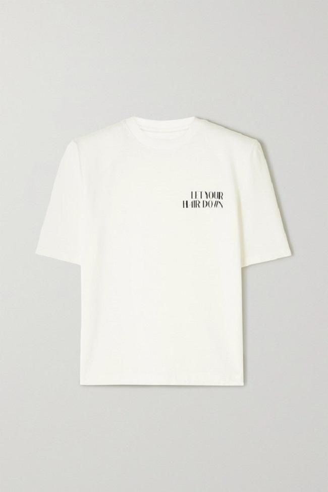 La camiseta con mensaje