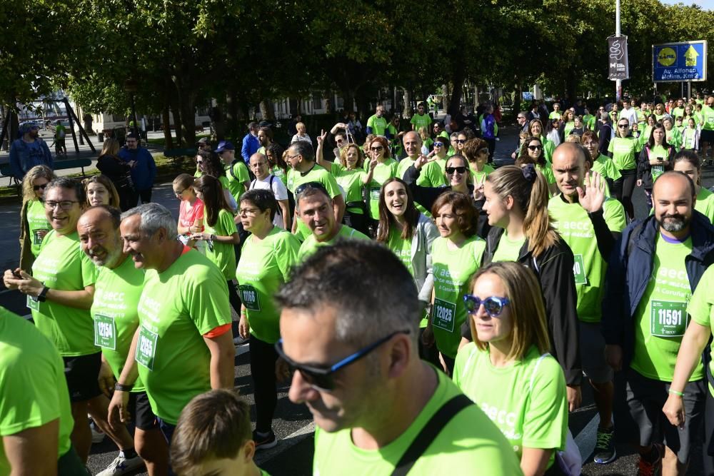 Carrera y caminata contra el cáncer en A Coruña