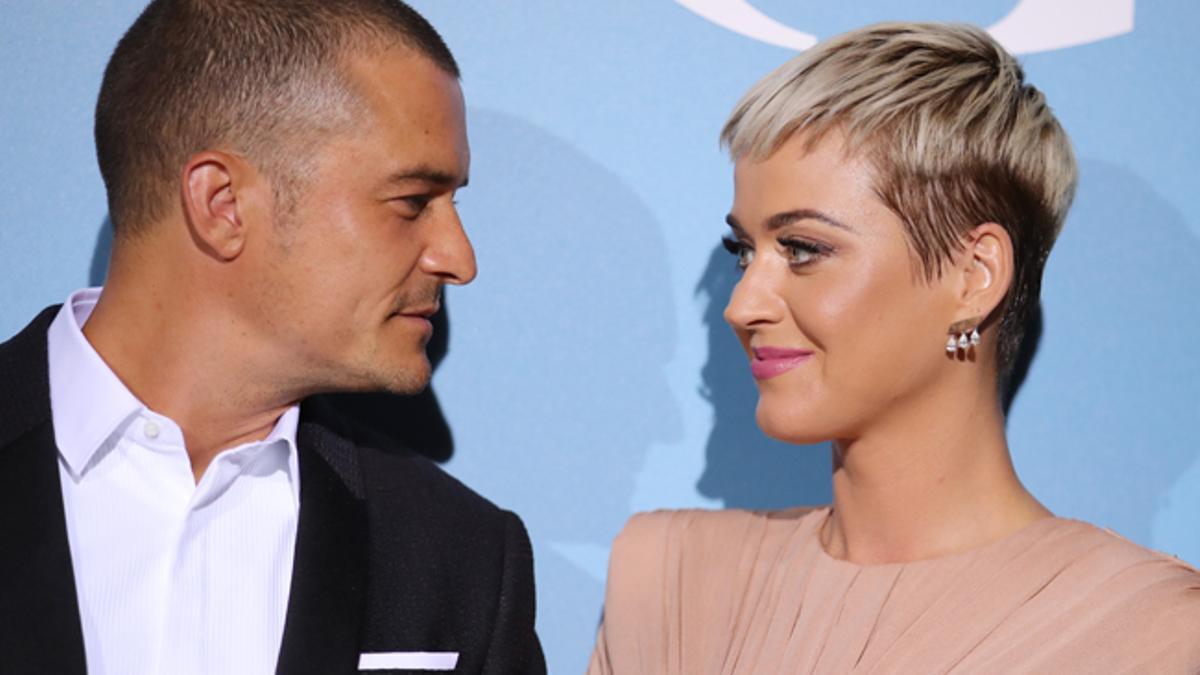 Katy Perry y Orlando Bloom, amorosos