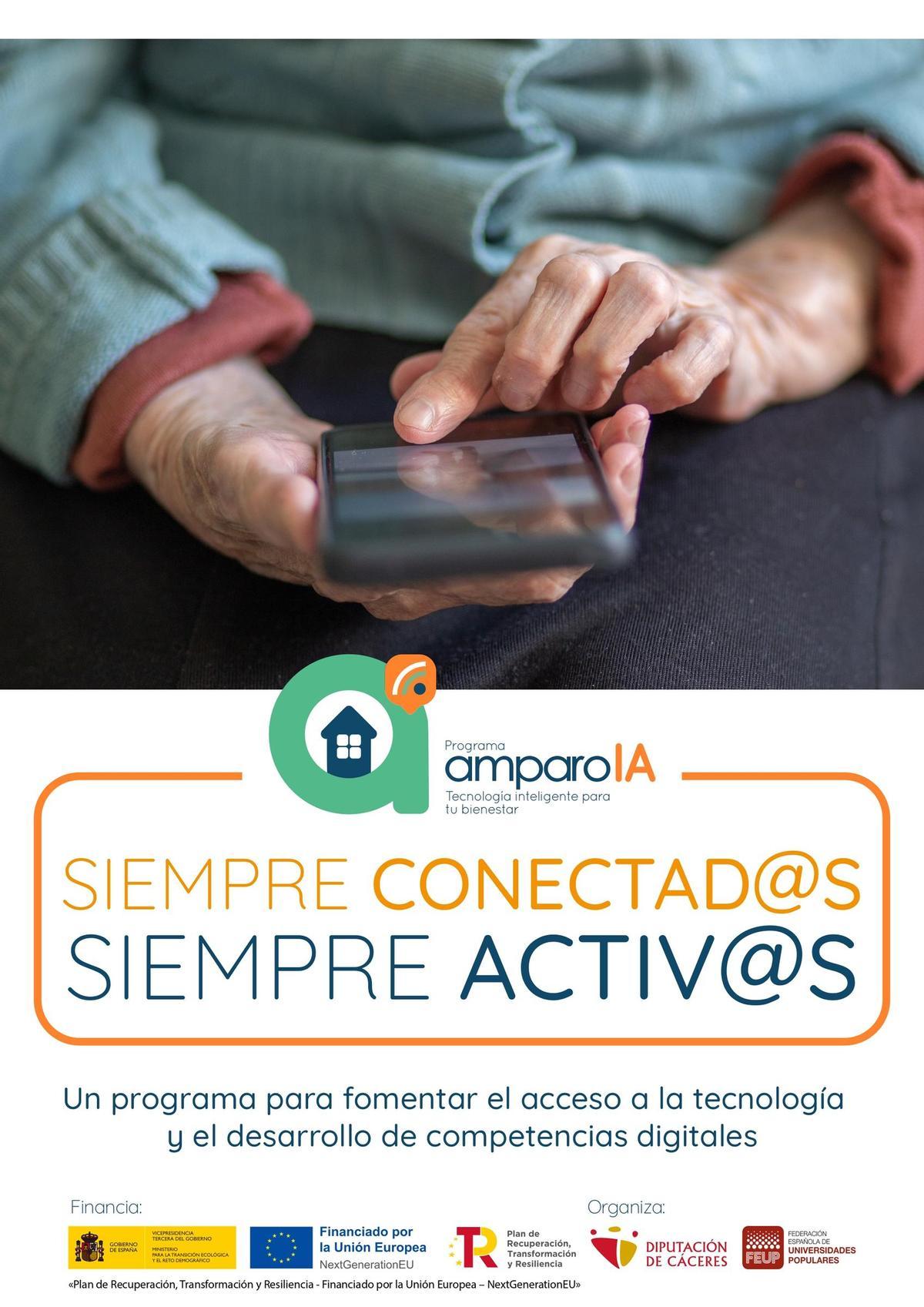 Cartel del programa IA Amparo.