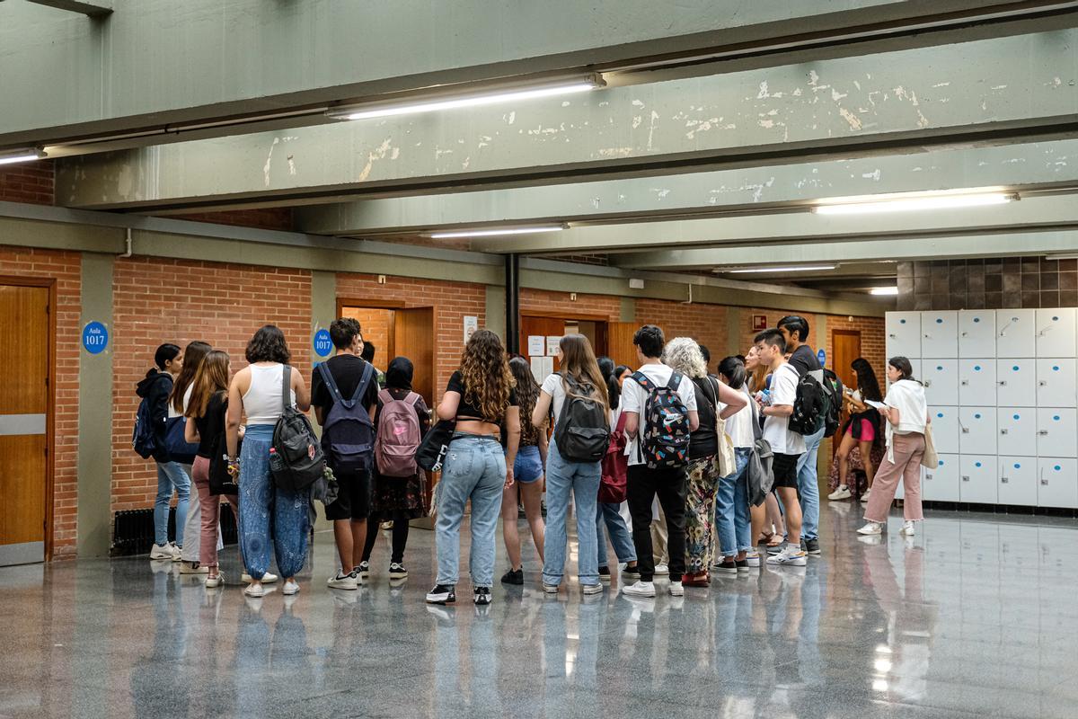 Pruebas de selectividad en la Universitat de Barcelona