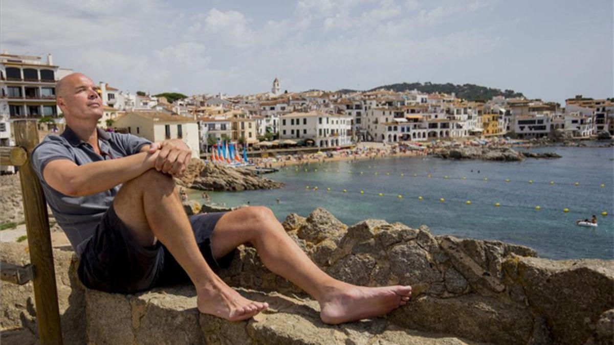 Ferran Martínez disfrutando de Calella de Palafrugell