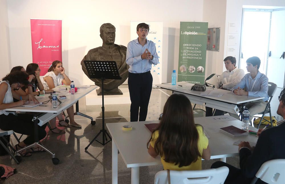 Tres alumnos del Sunny View School ganan la II edición del Torneo Municipal de Debate de Málaga