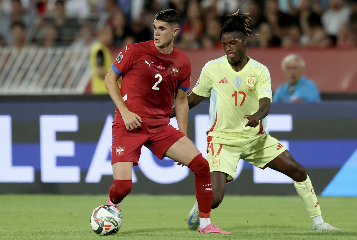 Nations League: Serbia - España, en imágenes.