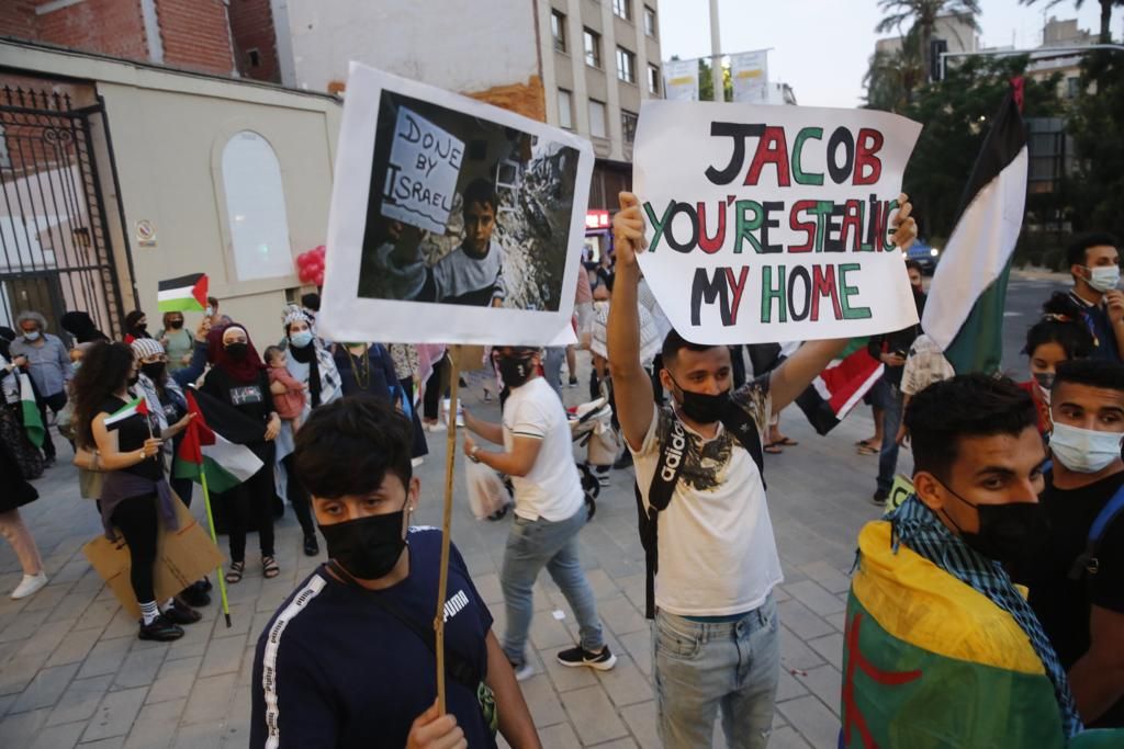 Concentración de apoyo al pueblo palestino en Alicante