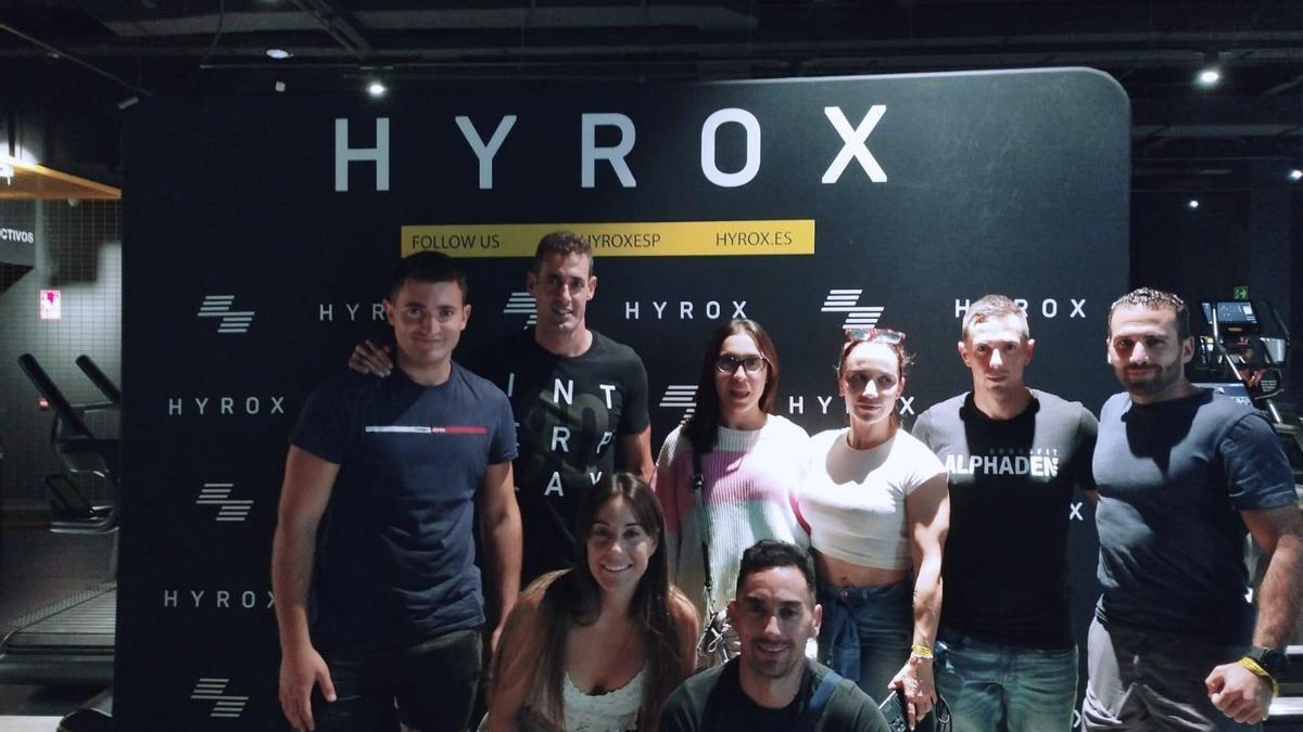 Grupo completo en el Hyrox Madrid