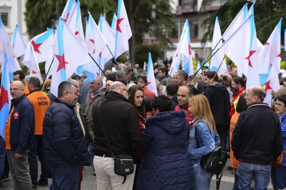 Manifestación de Alcoa en A Coruña