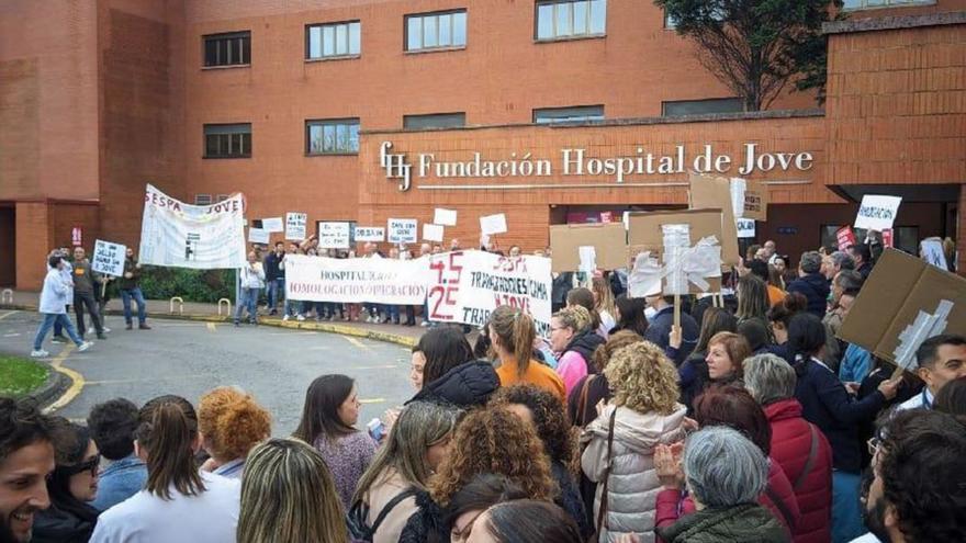 Nueva protesta de sanitarios de Jove