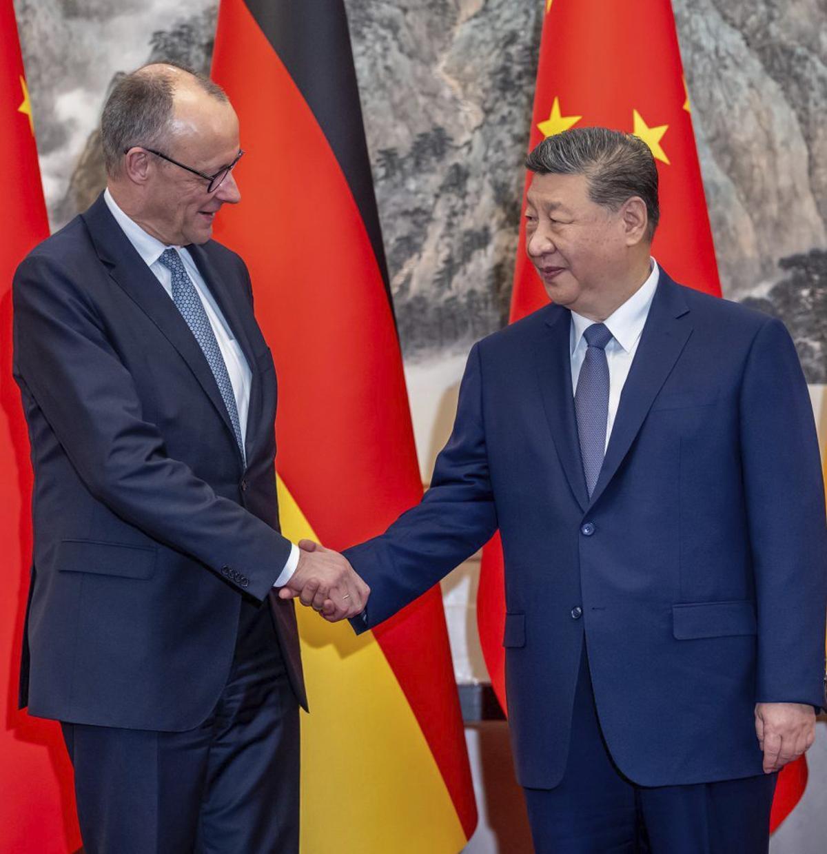 Merz demana a Xi una relació "fiable, equilibrada i justa" en la visita a la Xina