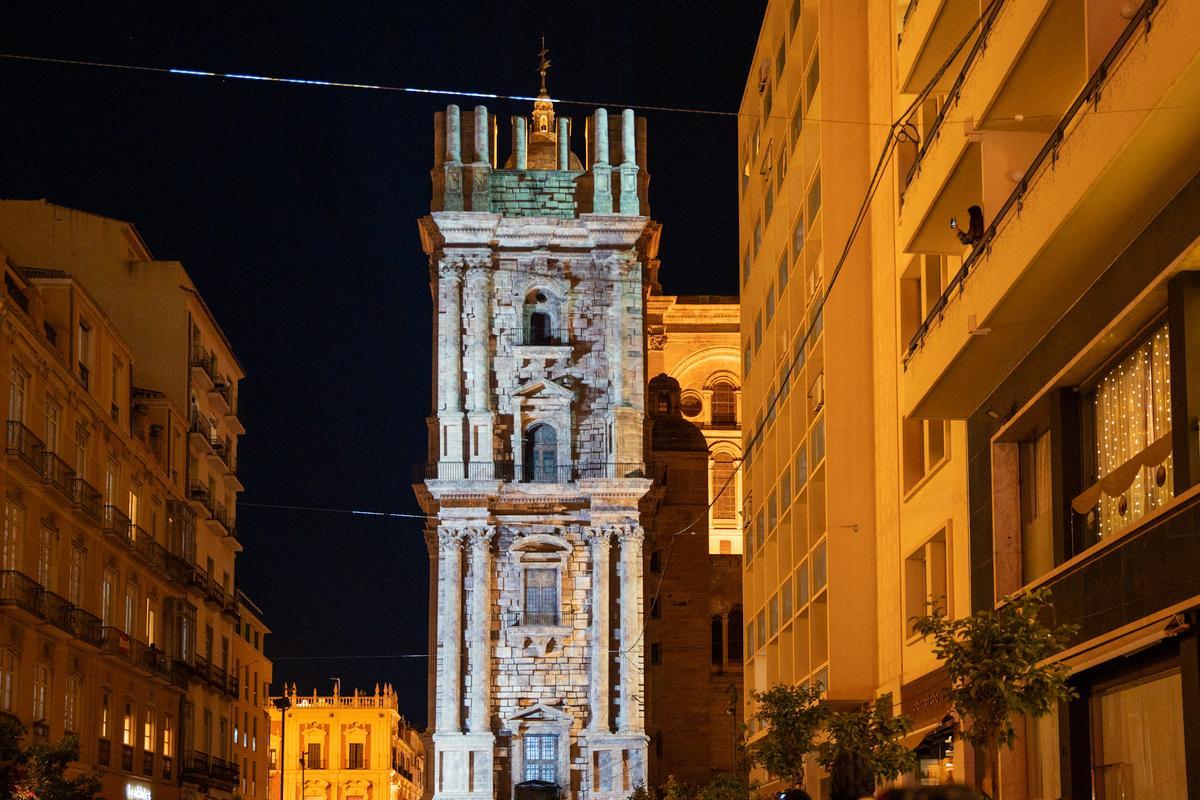 'Angel de luz' es el tema del video mapping de la Catedral de estas navidades.