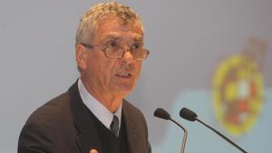 Ángel María Villar, predecesor de Luis Rubiales al frente de la RFEF, tuvo que dimitir por el estallido del caso Soule