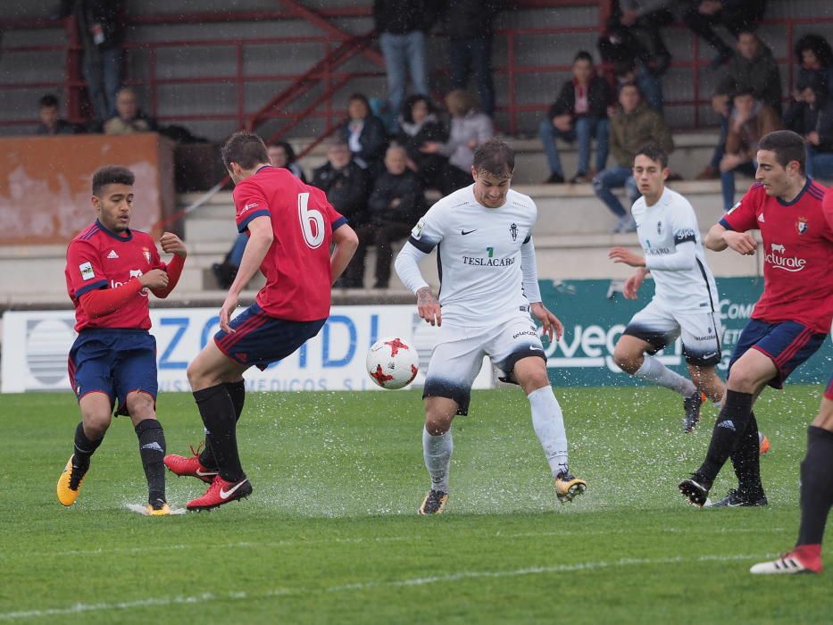 Así fue el partido entre el Osasuna y el Sporting