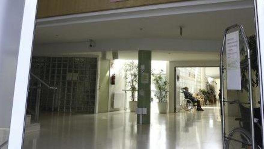 Interior del hospital residencia Cas Serres.