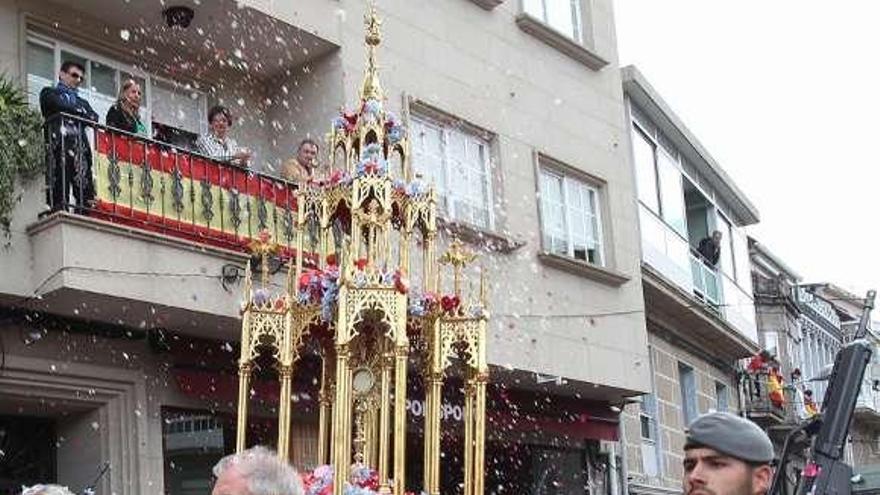 Procesión del Corpus de Ponteareas el pasado año.  // Ricardo Grobas