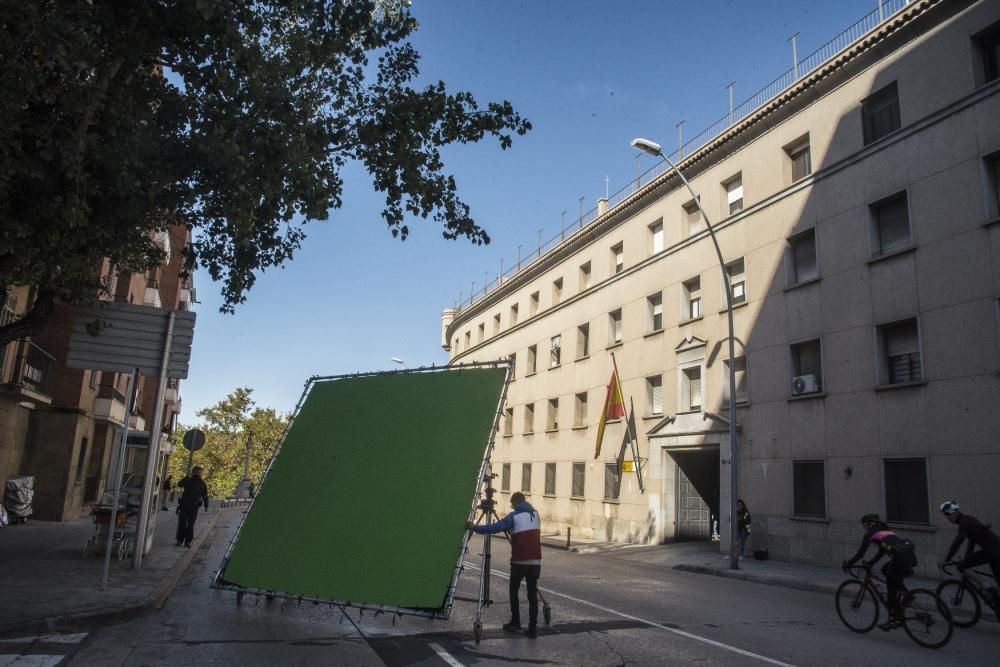 Rodatges «Las leyes de la frontera» a Manresa