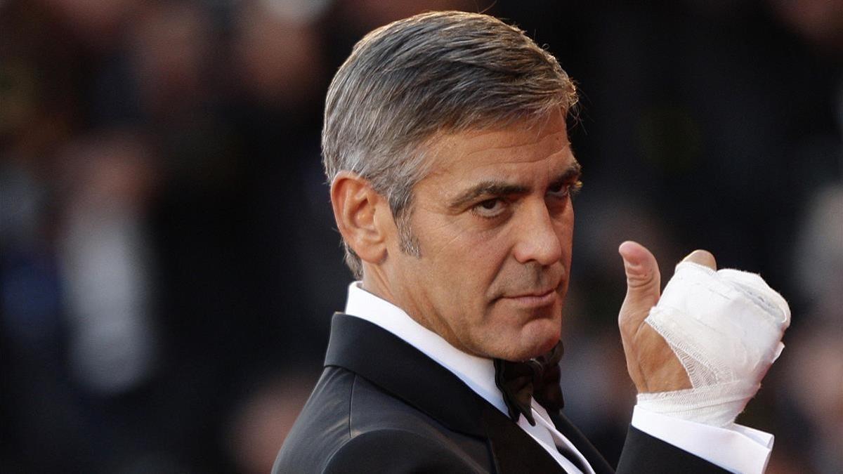 George Clooney, en la Mostra de Venecia del 2009.