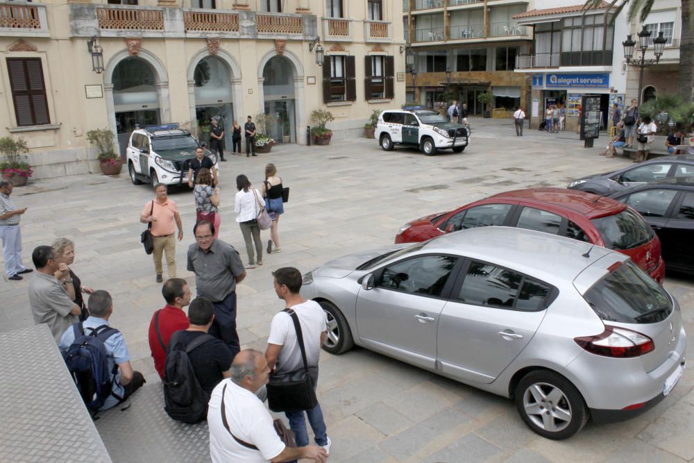 Exterior de l'ajuntament de Lloret