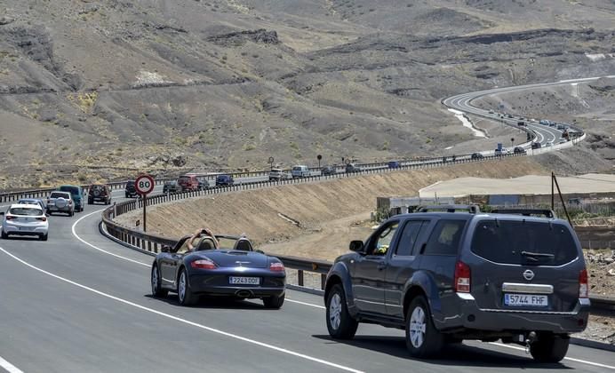 LAS PALMAS DE GRAN CANARIA A 03/07/2017 Apertura al tráfico del último tramo de la primera fase de la carretera de la Aldea. FOTO: J.PÉREZ CURBELO