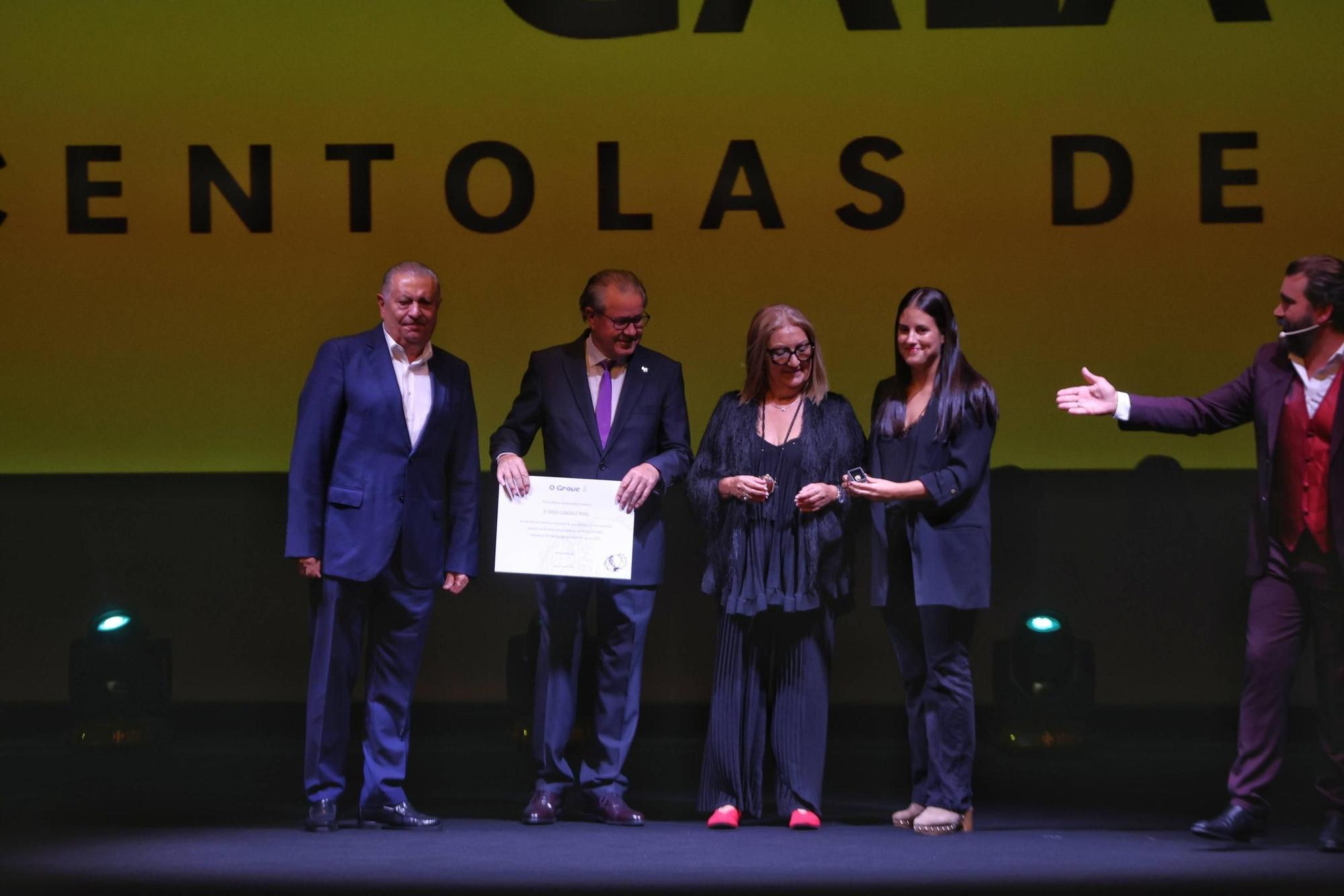 La gala de entrega de las Centolas de Ouro, una de las citas destacadas de la Festa do Marisco de O Grove.