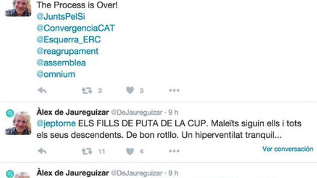 La UB expulsa al profesor que insultó a la CUP en Twitter