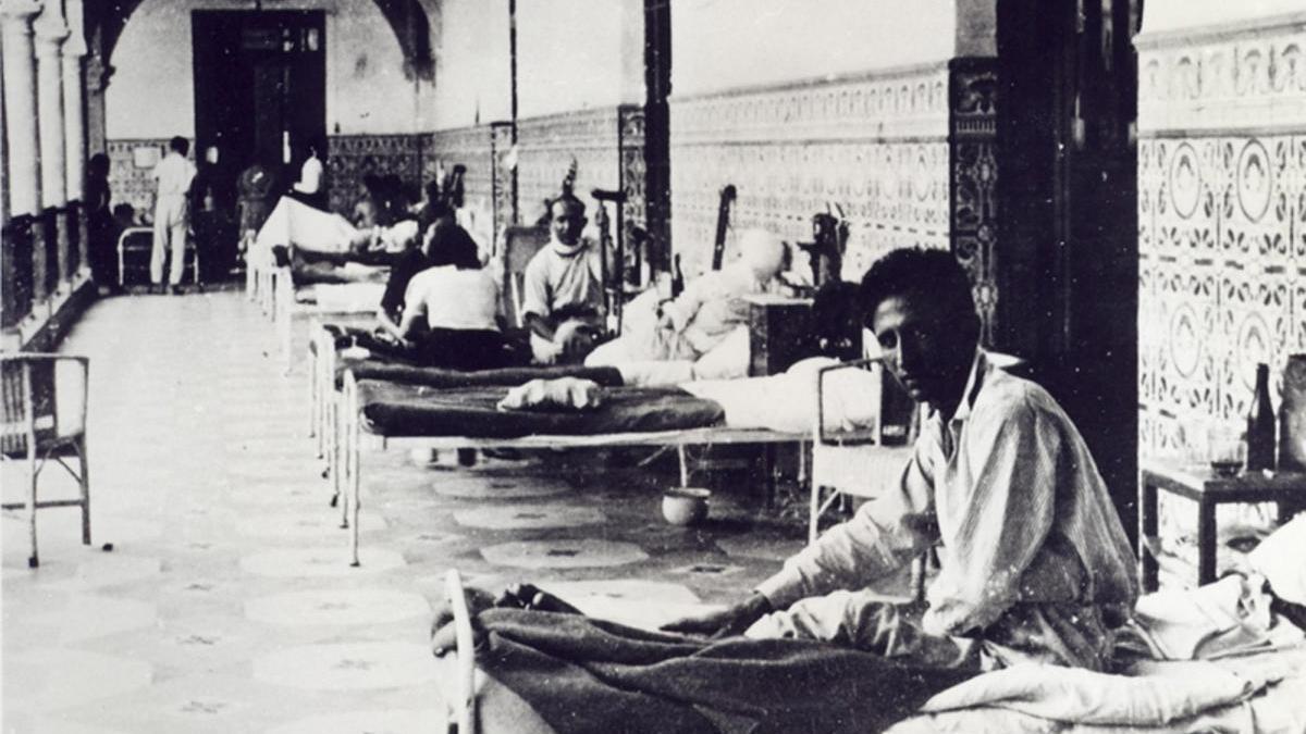 1937, el centro universitario Hospital de Guerra