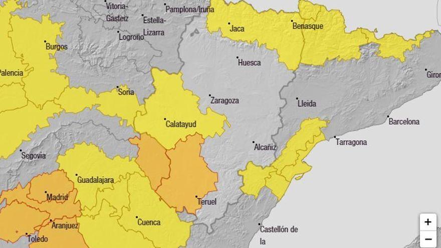 Alerta amarilla este domingo por bajas temperaturas en Albarracín y la Ibérica