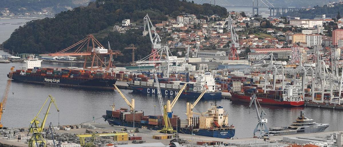 Imagen de archivo del muelle de Guixar, en Vigo.