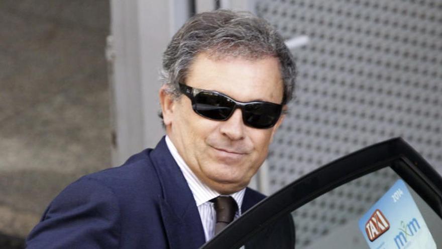 Jordi Pujol Ferrusola, tras declarar en la Audiencia Nacional.