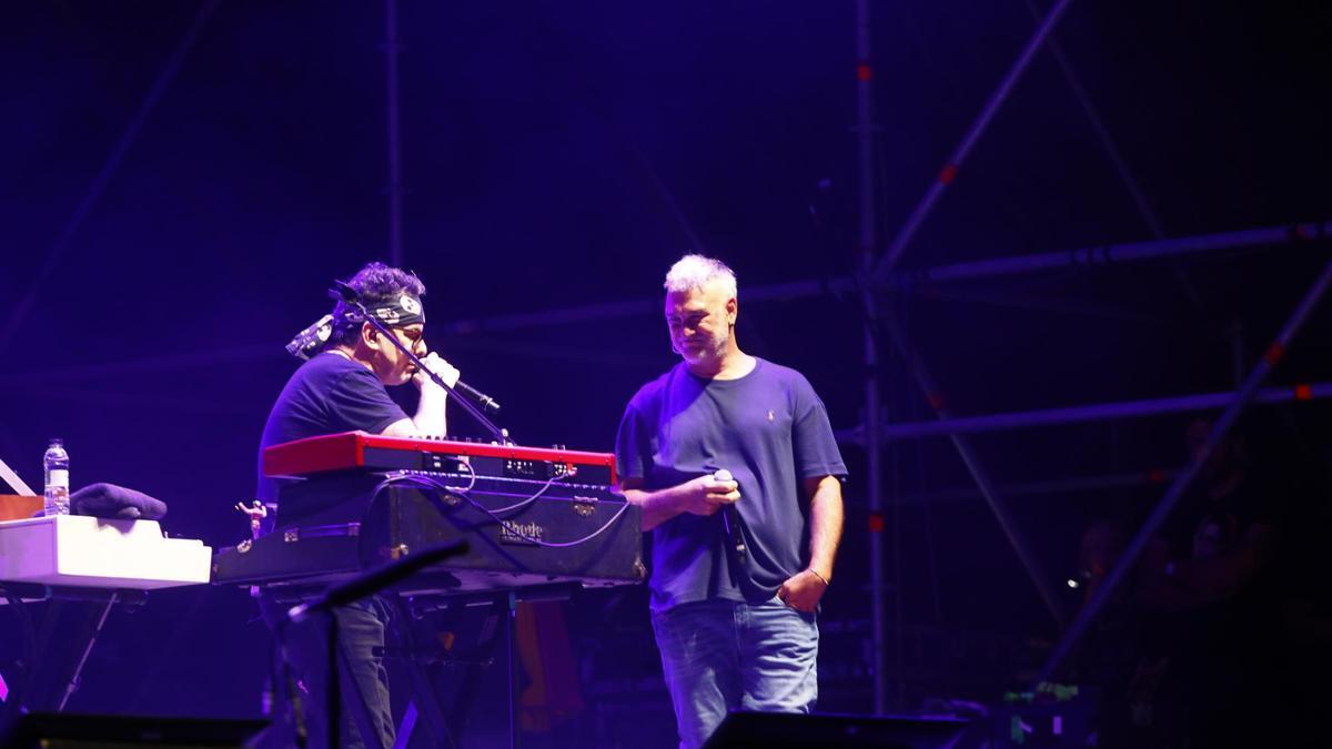 Andrés Calamaro y Kase O en el Vive Latino este viernes.