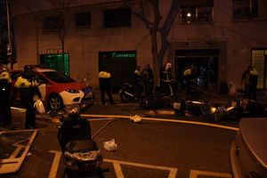 L’immoble accidentat a Sarrià-Sant Gervasi.