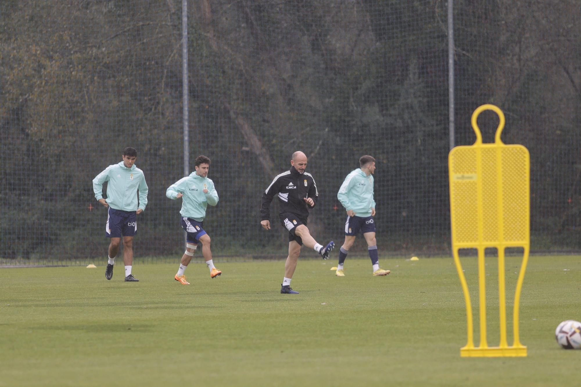 Las imágenes del entrenamiento del Oviedo