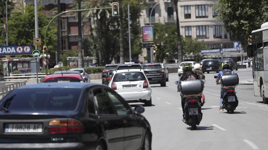 Cortes de tráfico por el asfaltado de las Avenidas de Palma a partir del lunes