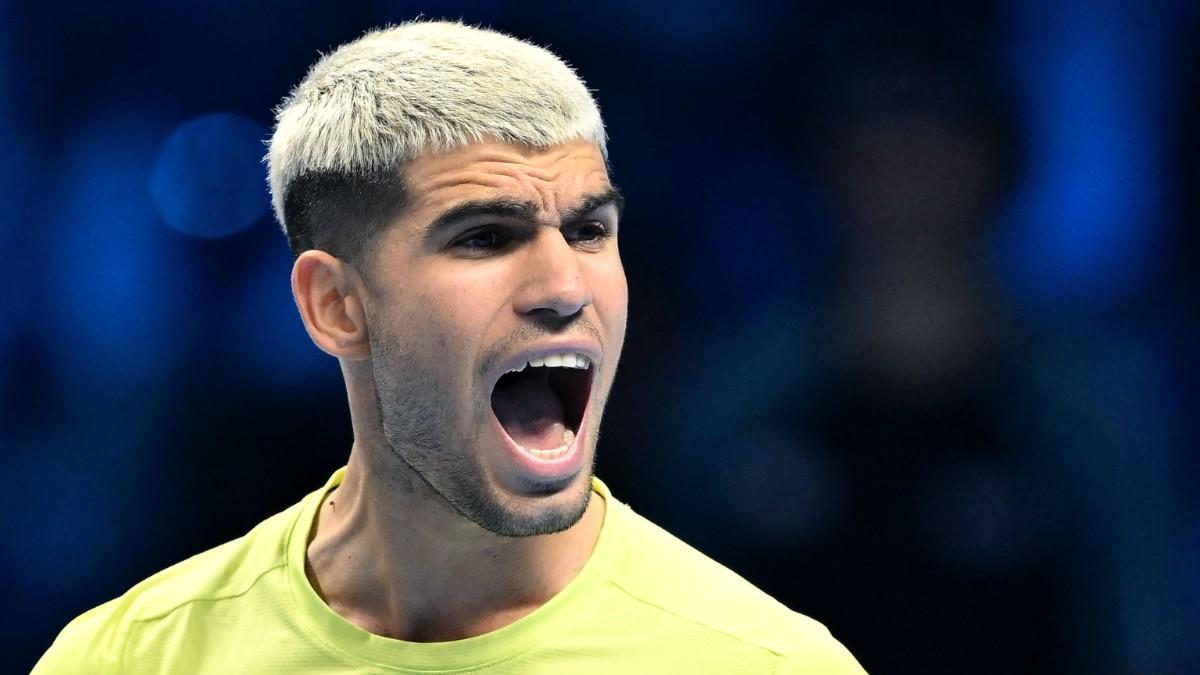 Carlos Alcaraz, en las ATP Finals