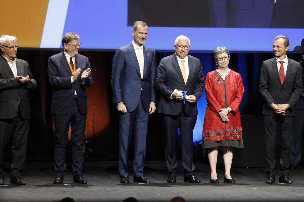 Instante de la inauguración en València del International Congress on Industrial and Applied Mathematics.