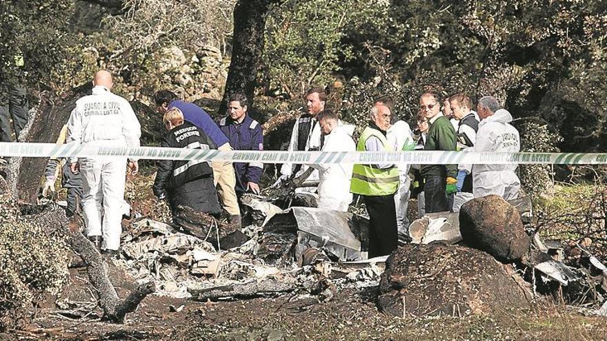 LA AVIONETA EXPLOTÓ TRAS CAER AL SUELO EN tOLEDO