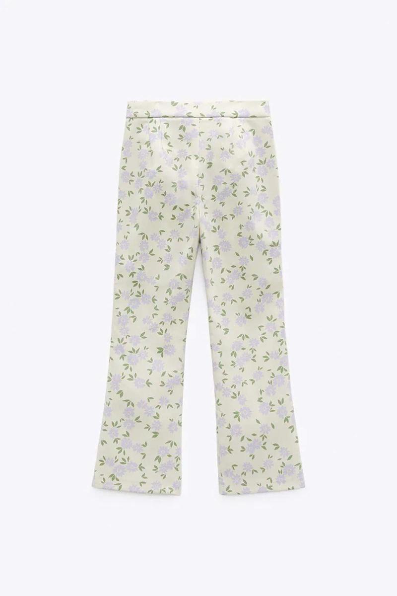 Pantalon floral de Zara