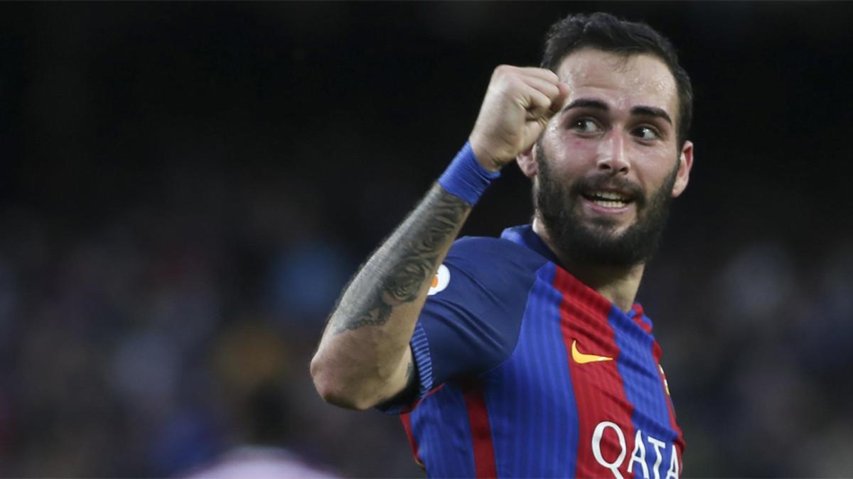 Aleix Vidal, defensa del FC Barcelona,suena en Italia como posible refuerzo del Milan