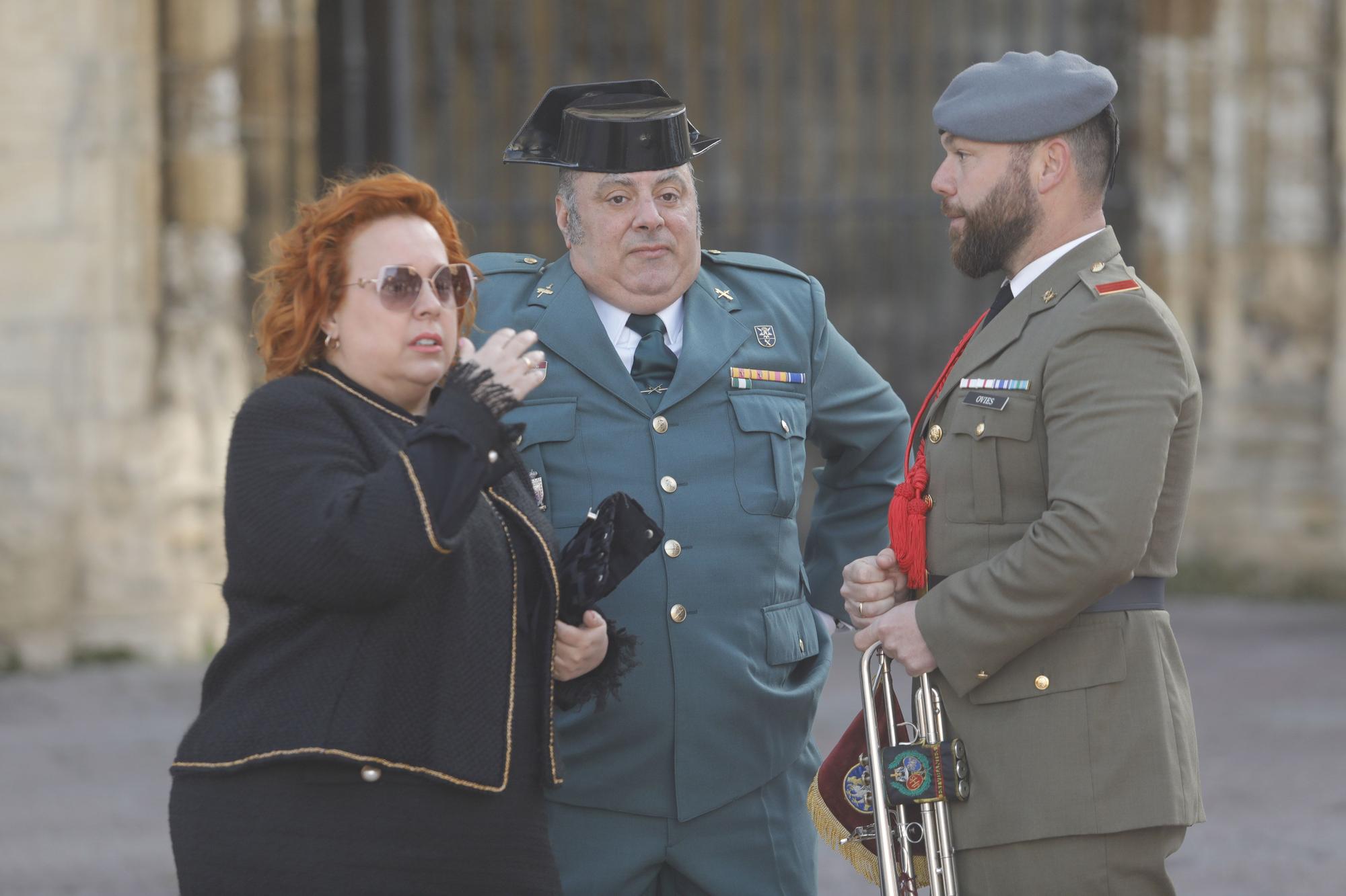 En imágenes: funeral en la catedral de Oviedo del guardia civil que evitó una masacre ciclista en Pravia