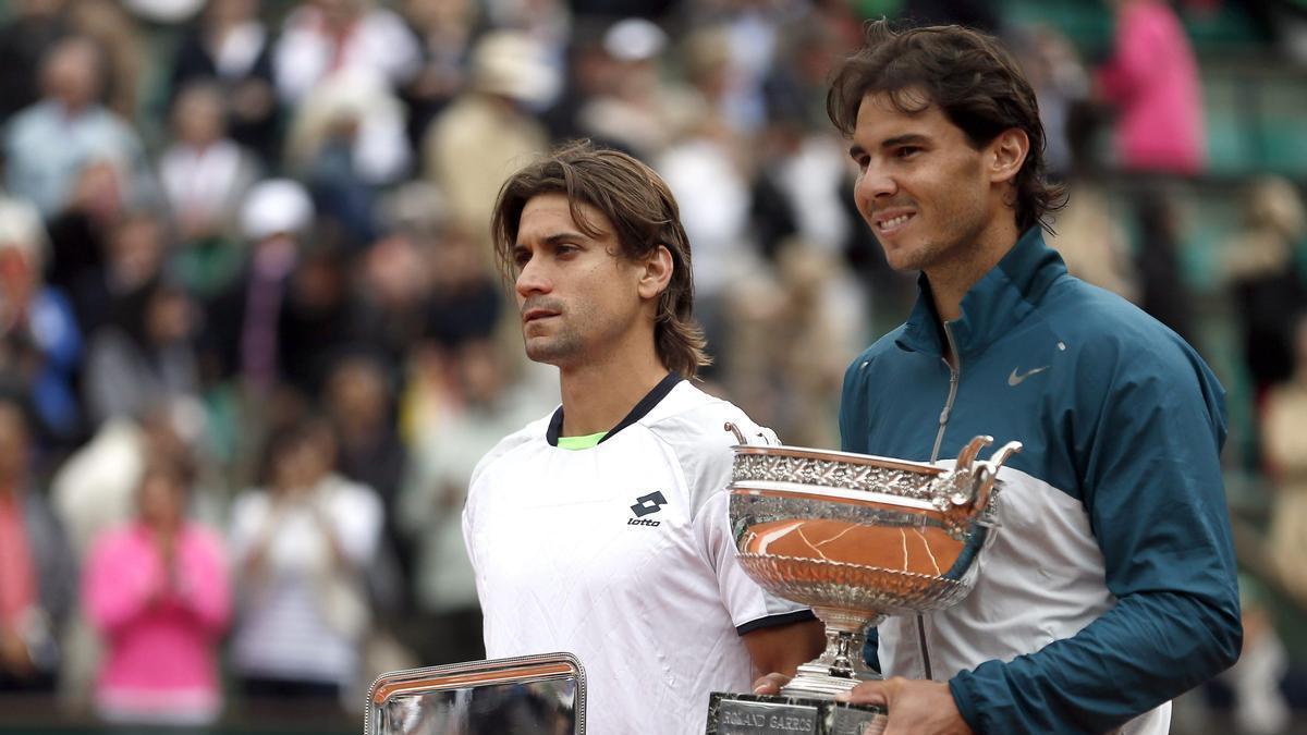 David Ferrer, finalista en 2013 en Roland Garros, cómo no, ante Rafa Nadal