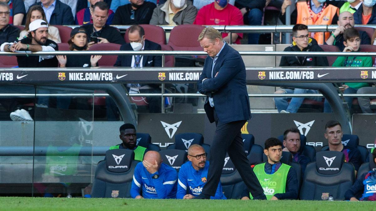 Ronald Koeman tuvo dificultades para abandonar el Camp Nou tras le clásico FC Barcelona-Real Madrid