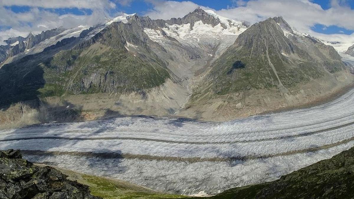 Una imagen de los Alpes suizos.